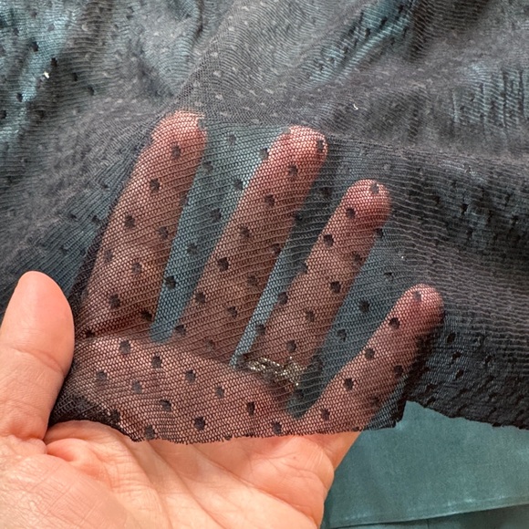 Elegant Black and Teal Dress - Picture 6 of 13